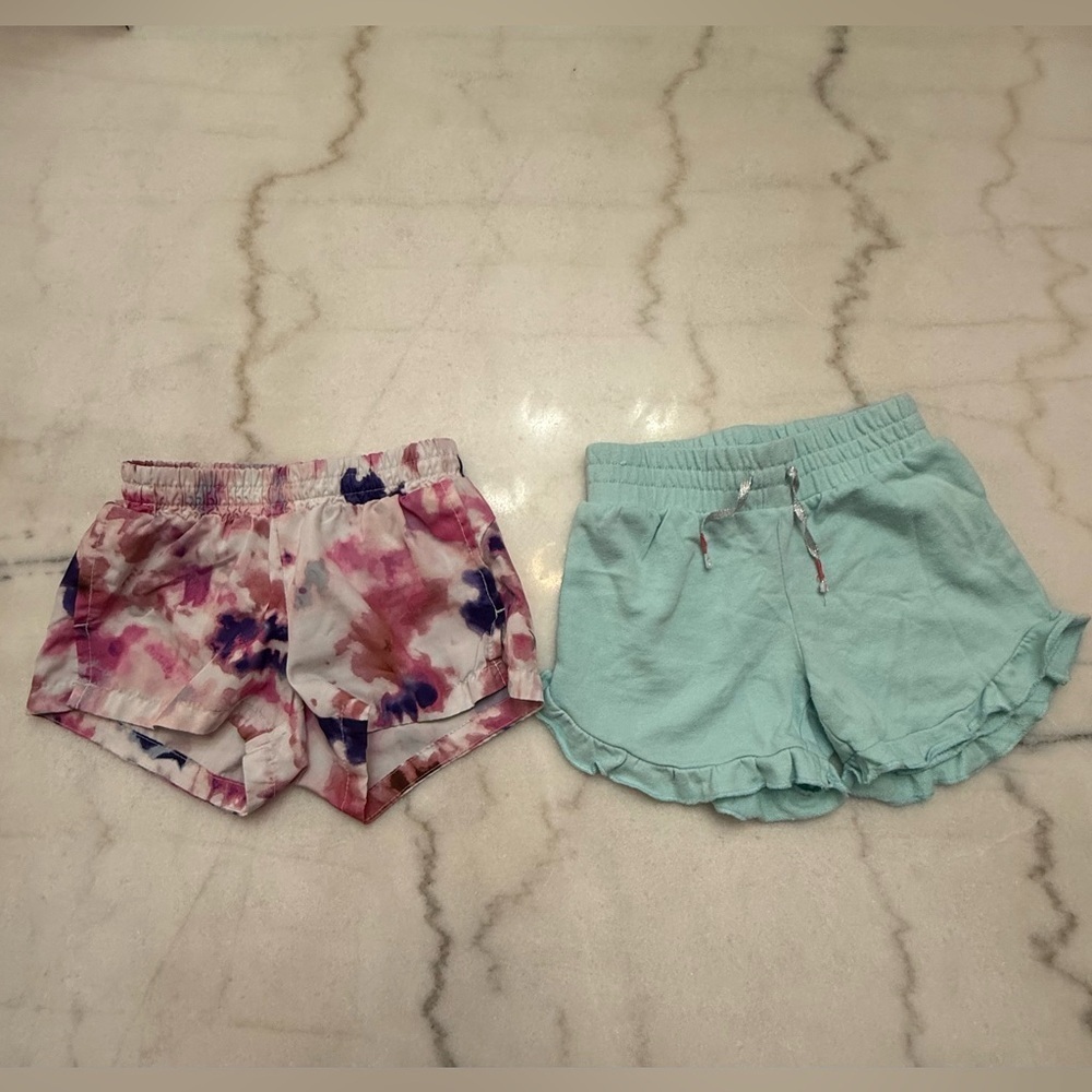 Old Navy Tie-Dye and 365 Kids Mint Green Shorts